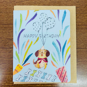 Jan Hsuan Watercolor Mini Card Happy Birthday