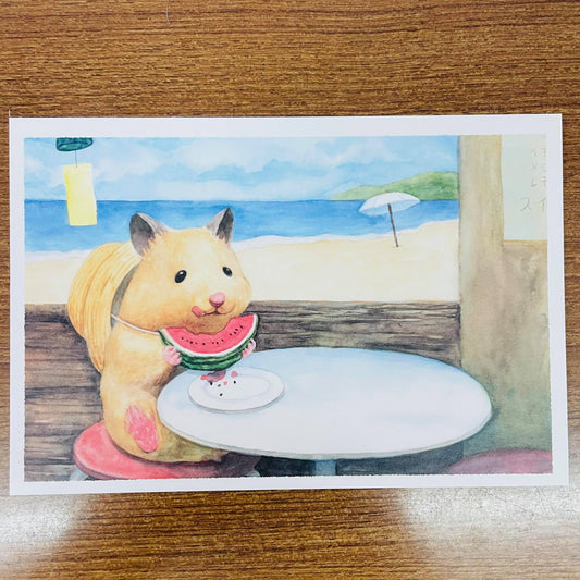 Sukeroku NOM NOM NOM Postcard