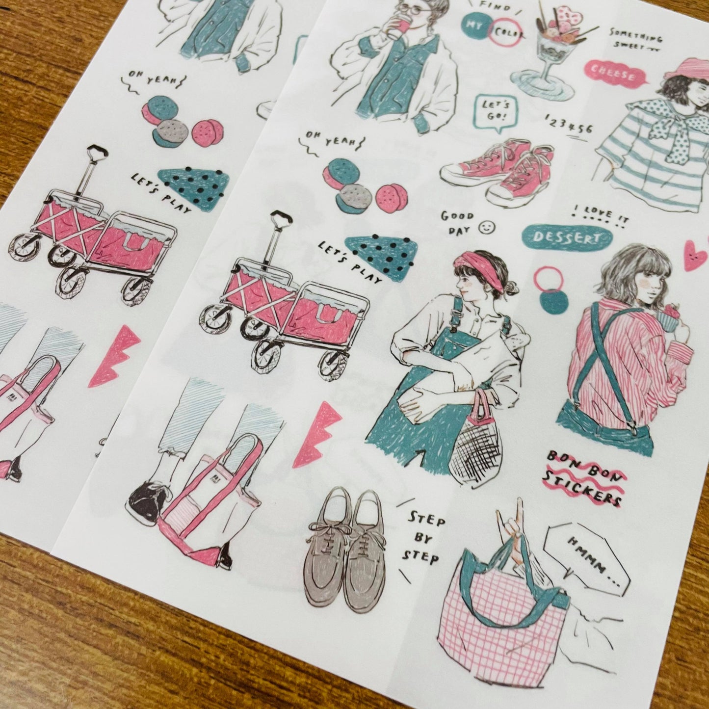 Bon Bon My Colors Transfer Sticker