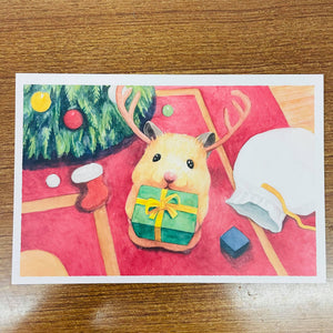 Sukeroku Christmas Postcard