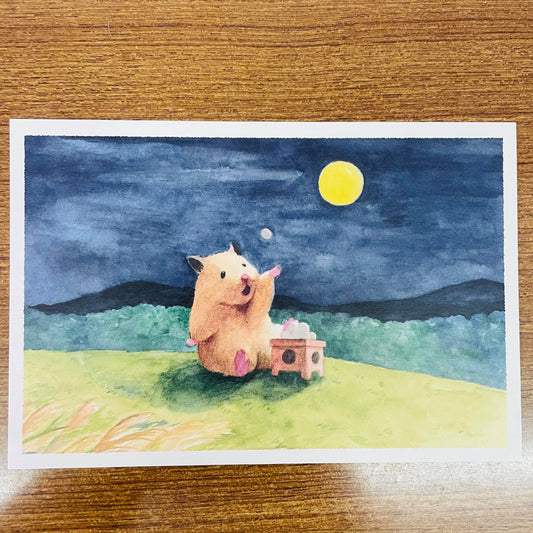 Sukeroku Night Seeing Postcard