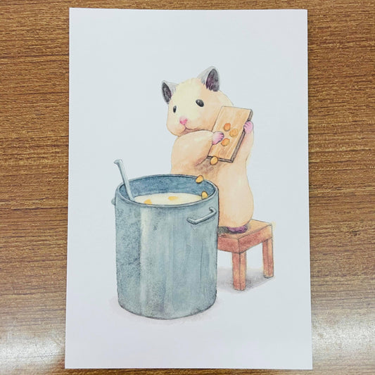 Sukeroku Cooking Postcard