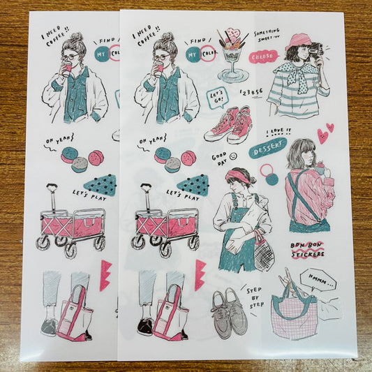 Bon Bon My Colors Transfer Sticker