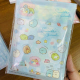 Sumikko Gurashi Sea Notepad Sheets with Folder