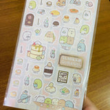Sumikko Gurashi Gold Foiled Cafe Sticker Sheet