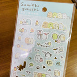 Sumikko Gurashi Gold Foiled Painting Sticker Sheet