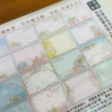 Sumikko Gurashi Flower Notepad Sheets with Folder