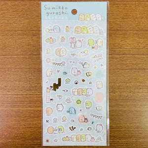Sumikko Gurashi Gold Foiled Painting Sticker Sheet