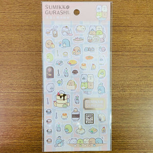 Sumikko Gurashi Gold Foiled Cafe Sticker Sheet
