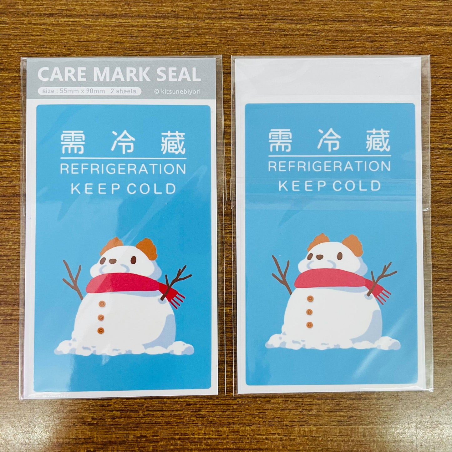 Kitsunebiyori Keep Cold Sticker Label