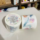 Polly Terrace City Pattern Flower Dance Tape Roll and Samples