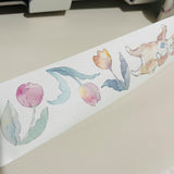 Polly Terrace City Pattern Flower Dance Tape Roll and Samples