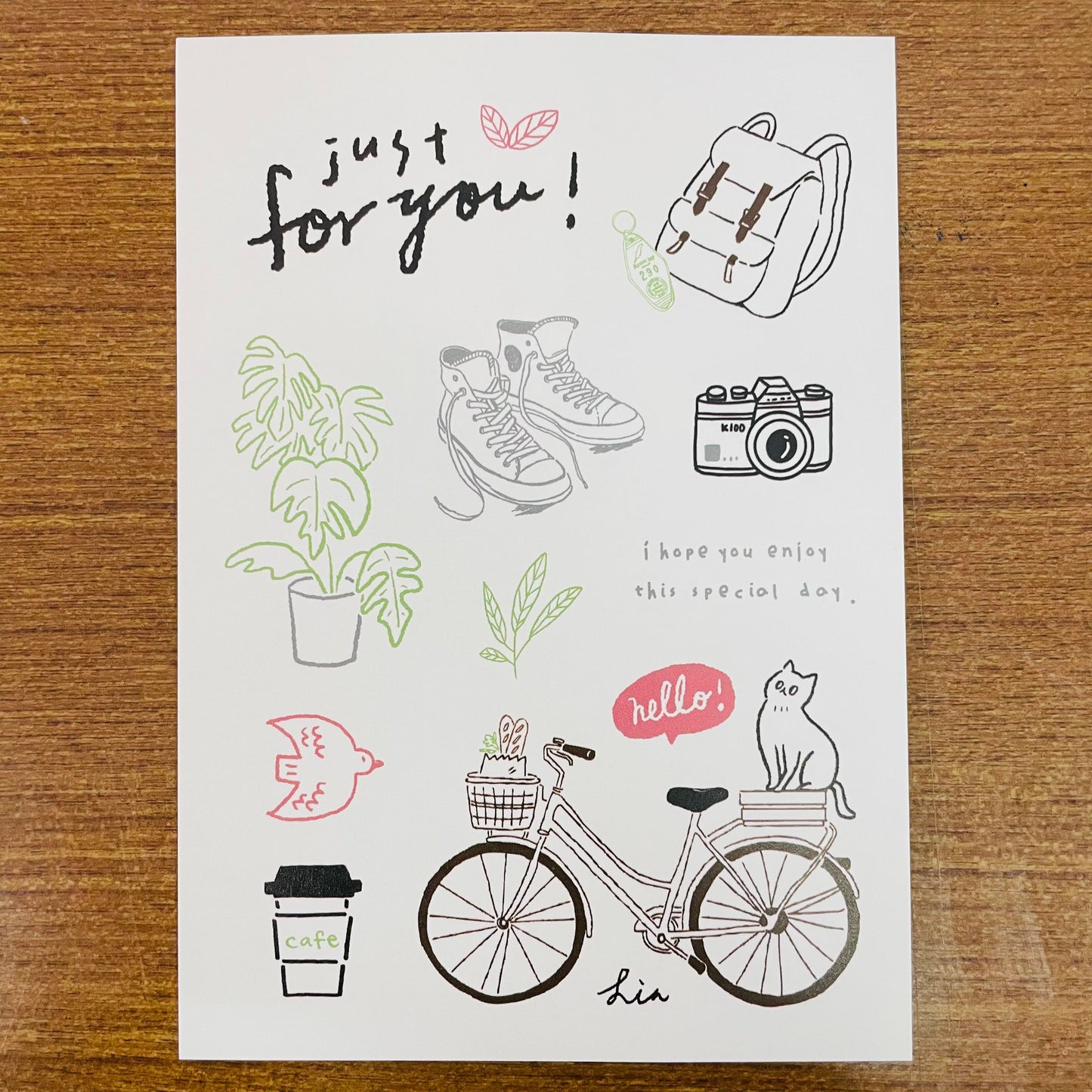 SUNNY Just for You Postcard