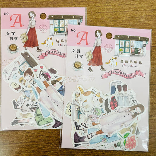 SUNNY Daily Life Girls Sticker Flakes A