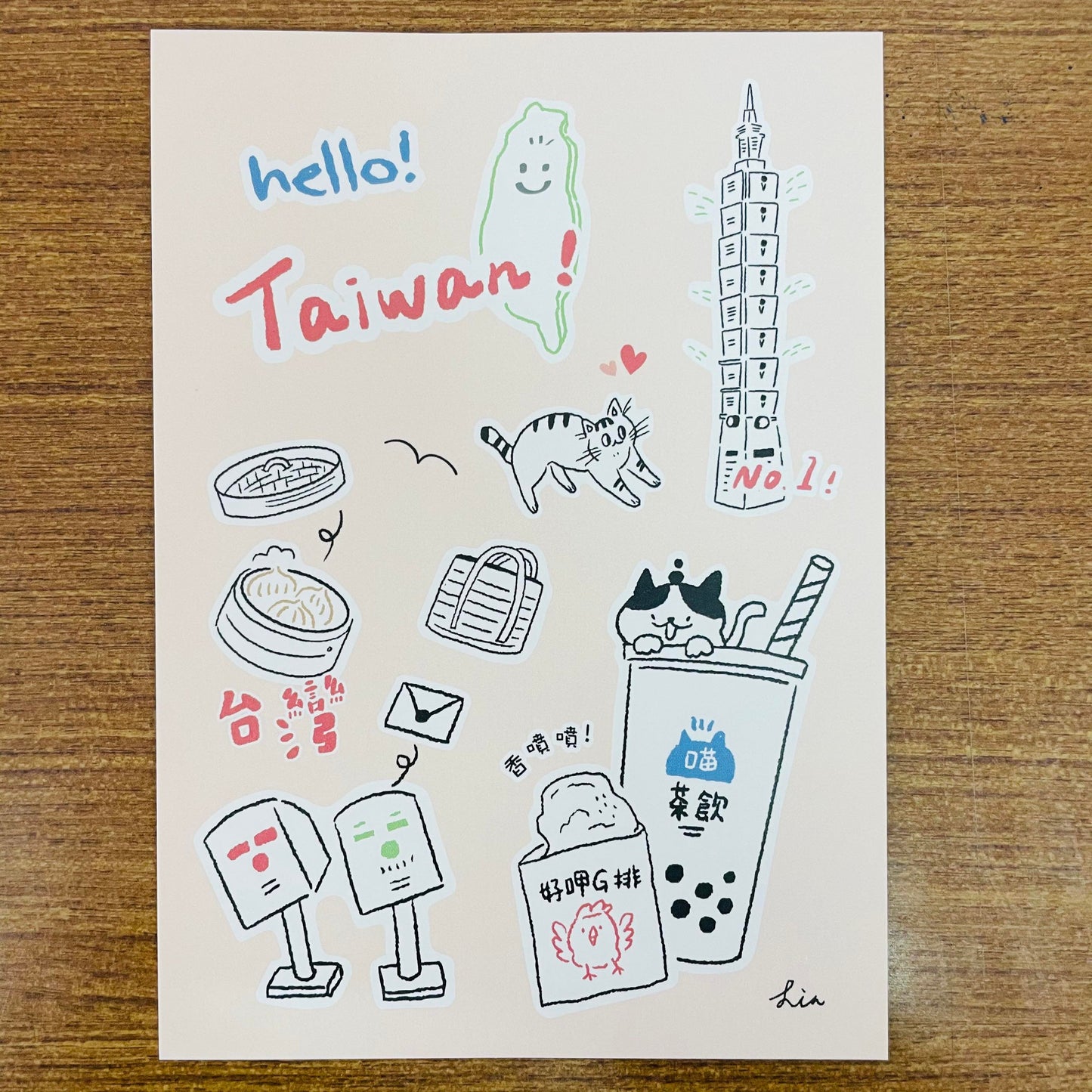 SUNNY Taiwan Life Style Postcard