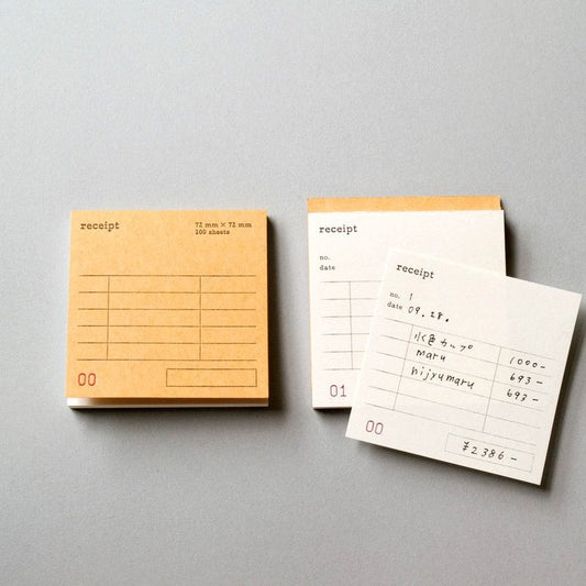 Classiky Drop Around Short Receipt Notepad