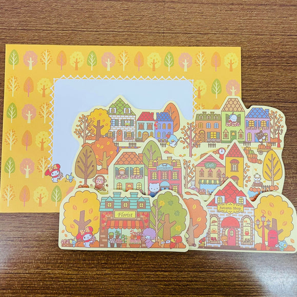 Sanrio Autumn City Pop-up 3D Card