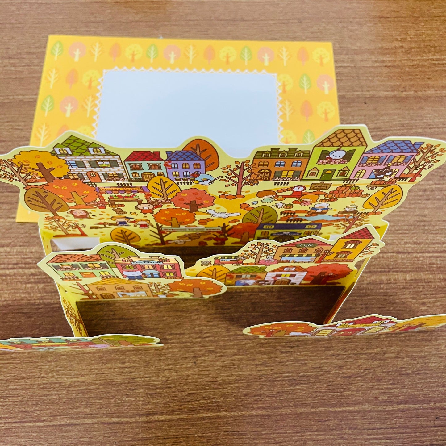 Sanrio Autumn City Pop-up 3D Card