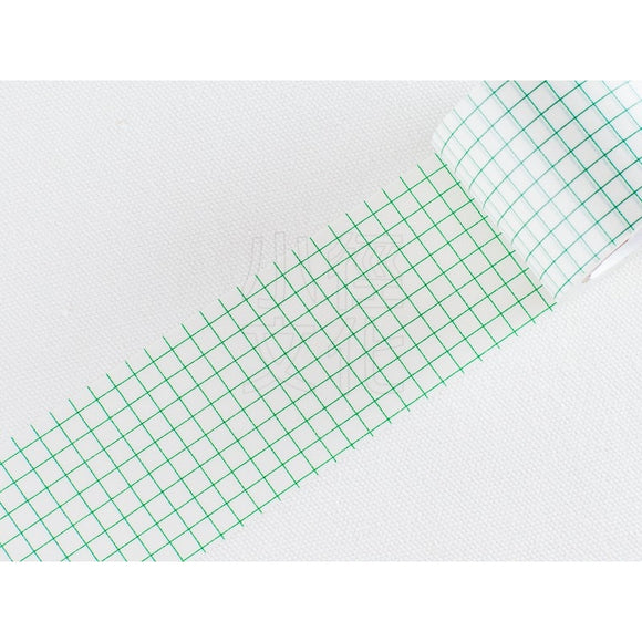 Classiky Grid Green 45mm Washi Masking Tape Full Roll