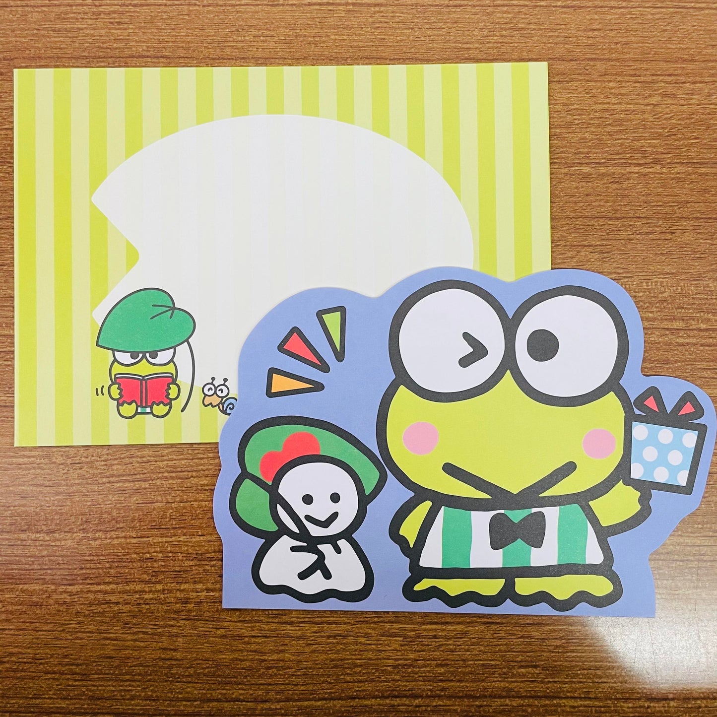 Keroppi Greeting Card with Envelope