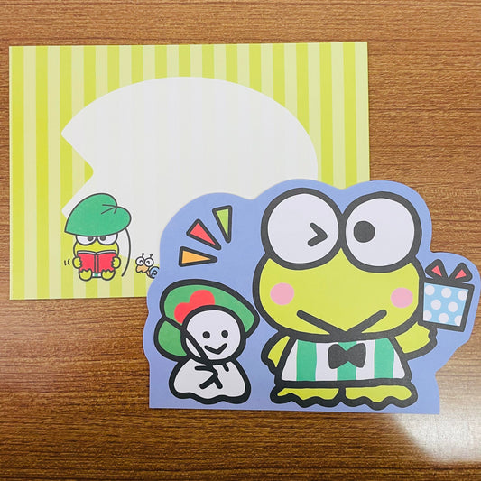 Keroppi Greeting Card with Envelope