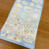 Sumikko Gurashi Gold Foiled Night Camping Sticker Sheet