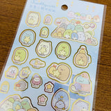 Sumikko Gurashi Gold Foiled Pajamas Sticker Sheet
