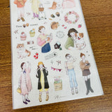 SUNNY Girls Daily Life Transparent Sticker Sheet D