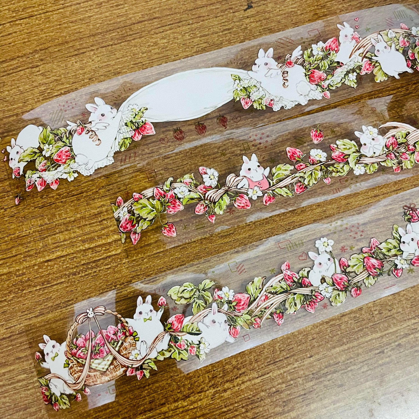 [Samples Only] Pei Pei Strawberry Garden PET Tape