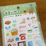 Joy Star Essential Items Transparent Sticker Sheet