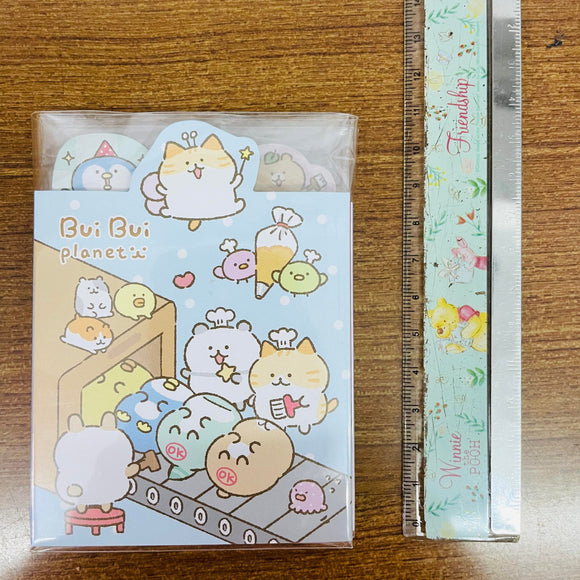 Joy Star Bui Bui Planet Small Notepad Flipbook Blue