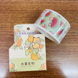 Little Popcorn Stamp Die-cut Washi Masking Tape Roll