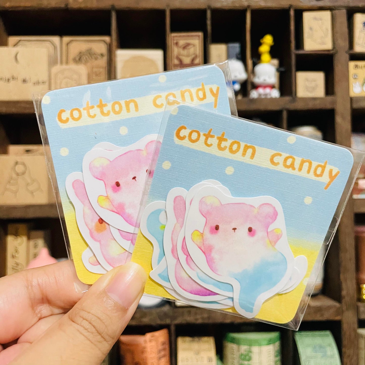 Thea Illustration Cotton Candy Sticker Flake Pack