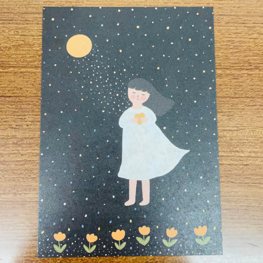 Kerkerland Wishing Illustration Postcard