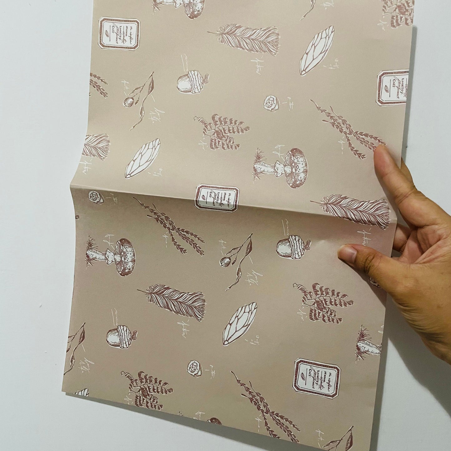 Discontinued OURS Studio Wild Footprint Wrapping Paper Pack