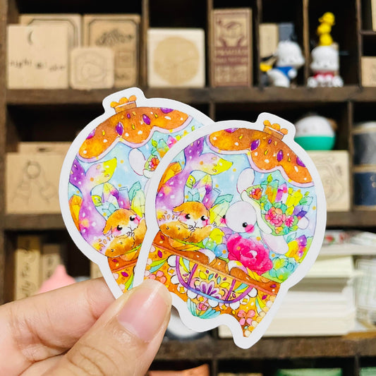 Thea Illustration Terranium Sticker