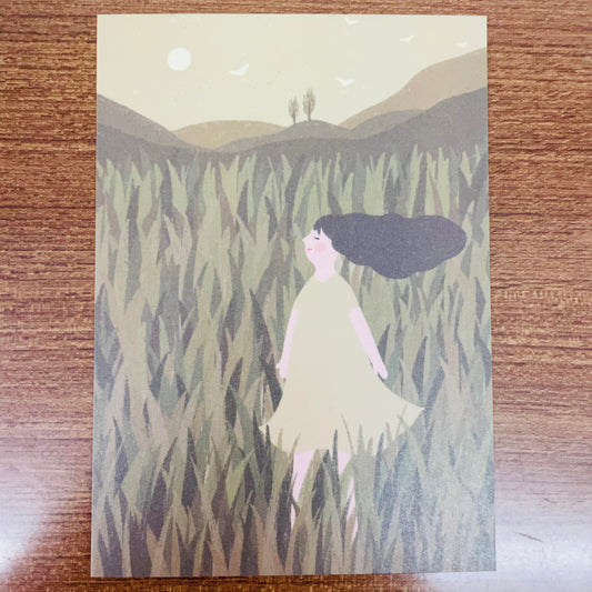 Kerkerland Breeze, Love Yourself Illustration Postcard