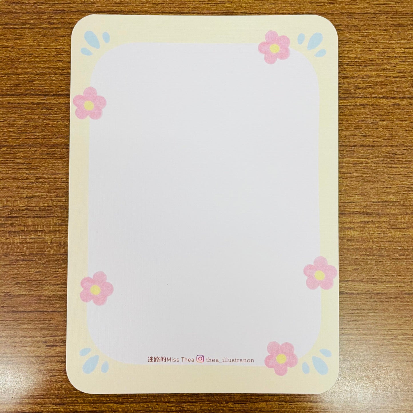 Thea Illustration Omamori Charm Postcard