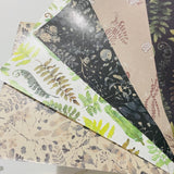 Discontinued OURS Studio Wild Footprint Wrapping Paper Pack