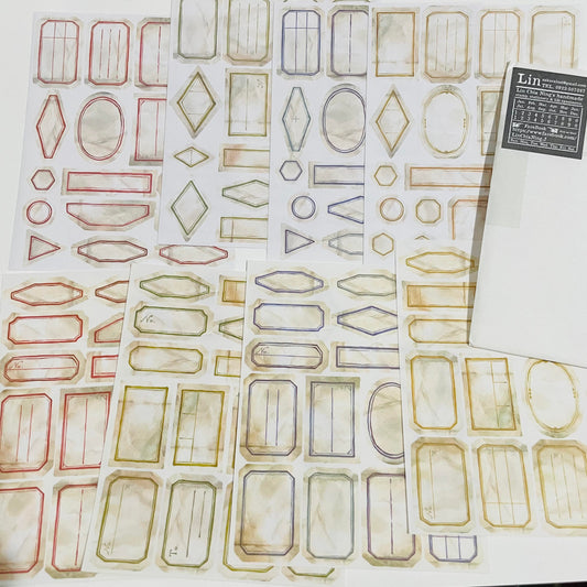 linchianing Mini Label Sticker Pack