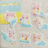 Thea Illustration Cotton Candy Sticker Flake Pack