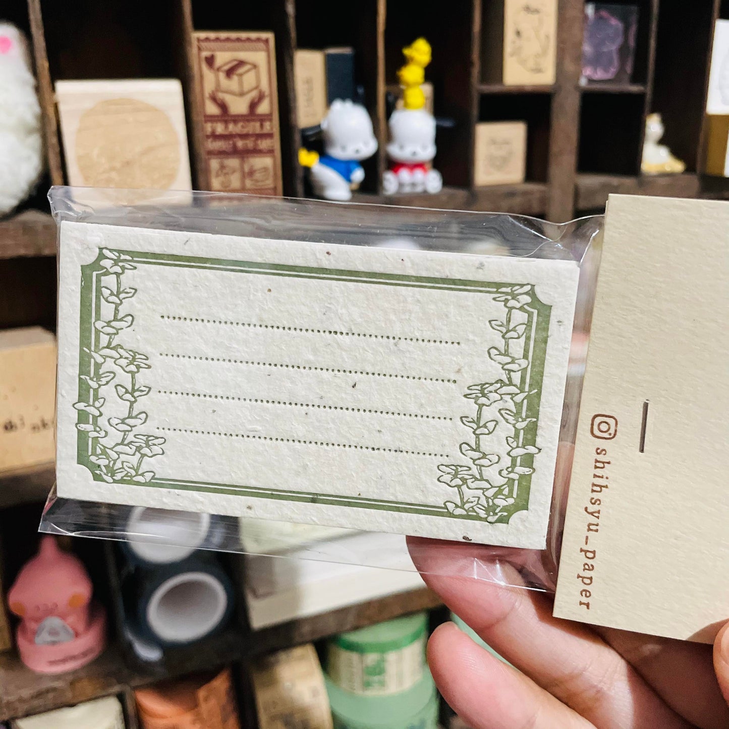 Shihsyu Paper Letterpress Handmade Green Label Pack