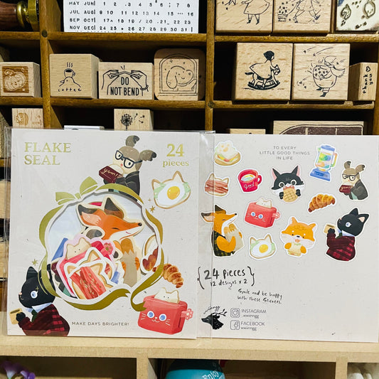 wwiinngg Vitality Breakfast Foiled Sticker Flakes Pack
