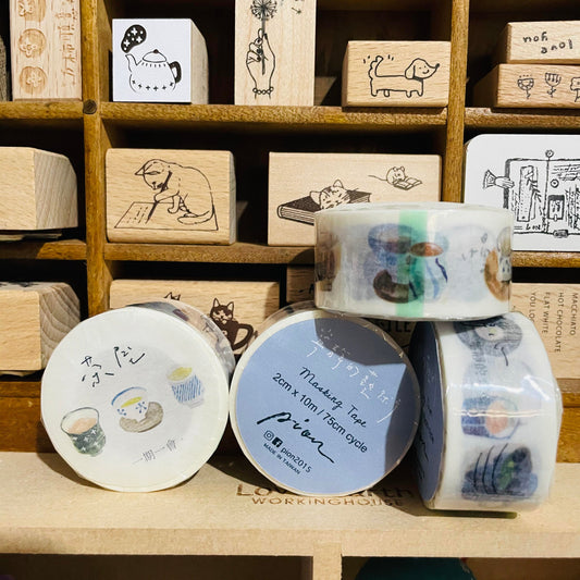 Pion Chaya Masking Washi Tape Roll or Sample