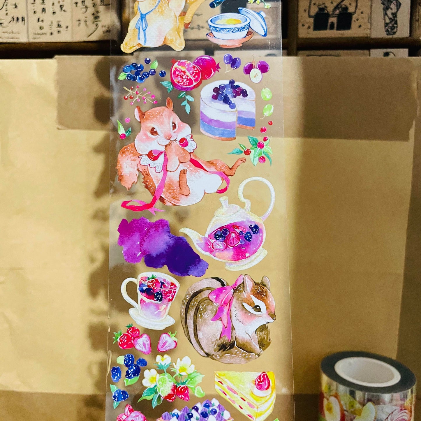 [Samples Only] Yuhuiru Studio Tea Party Small Animals PET Tape