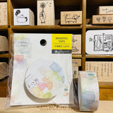 BERG x Pion Watercolor Pastel Washi Masking Tape Roll