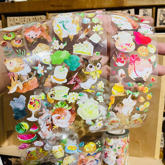 [Samples Only] Yuhuiru Studio Tea Party Small Animals PET Tape