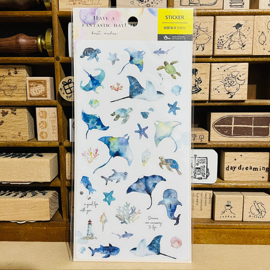 BERG x Pion Sea Creatures Sticker Sheet