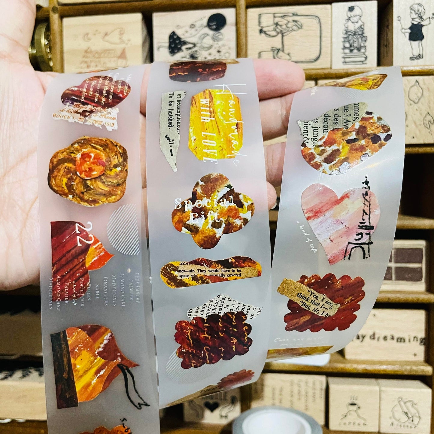 a kind of cafe Sweet Littles Masking Tape Roll and Samples