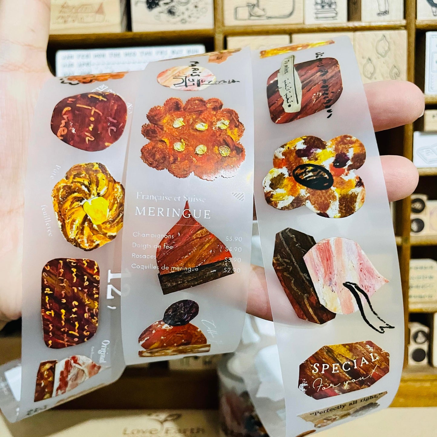 a kind of cafe Sweet Littles Masking Tape Roll and Samples